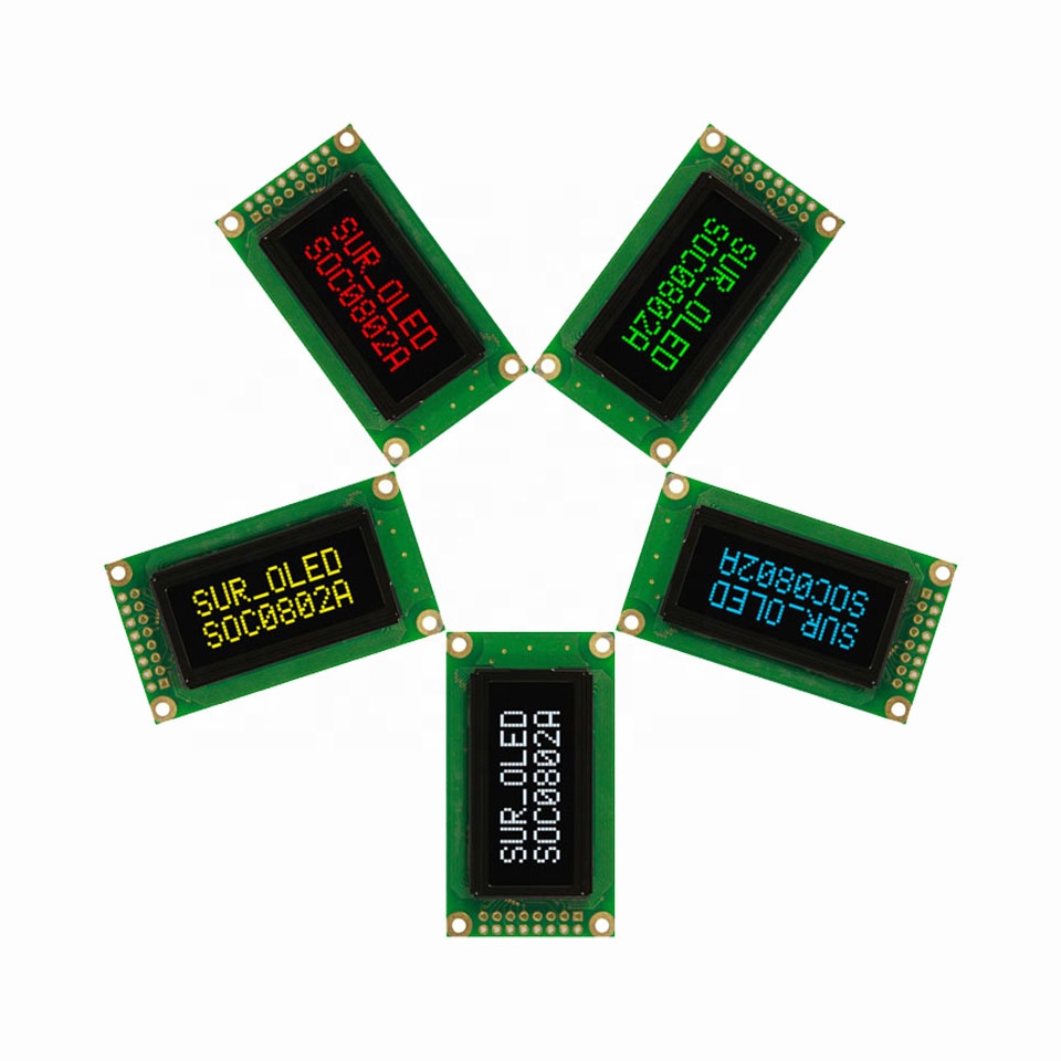 Реальный OLED-дисплей, 58X32 0802 802 8X2 символьный ЖК-модуль дисплей LCM экран панель WS0010 Параллельный Последовательный SPI