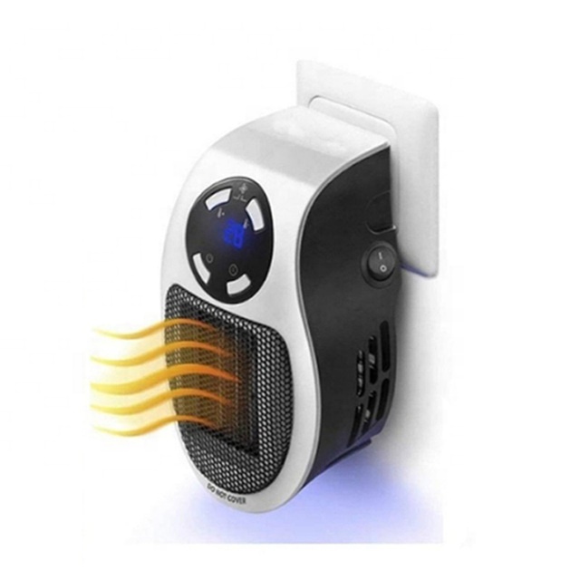 220V 500W Portable Electric Mini Fan Heater Desktop Household Wall Handy Heating Stove Radiator Warmer Machine for Winter