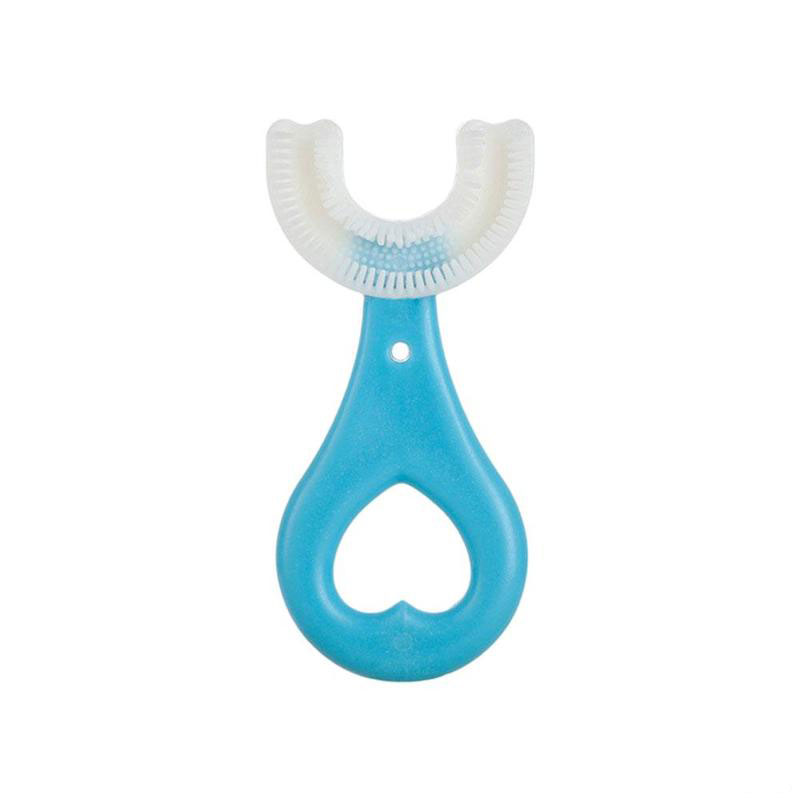 Care Convenient Toothbrush Baby Brush Cleaning Cute 2-12 old U-shaped Baby Silicone Toothbrush