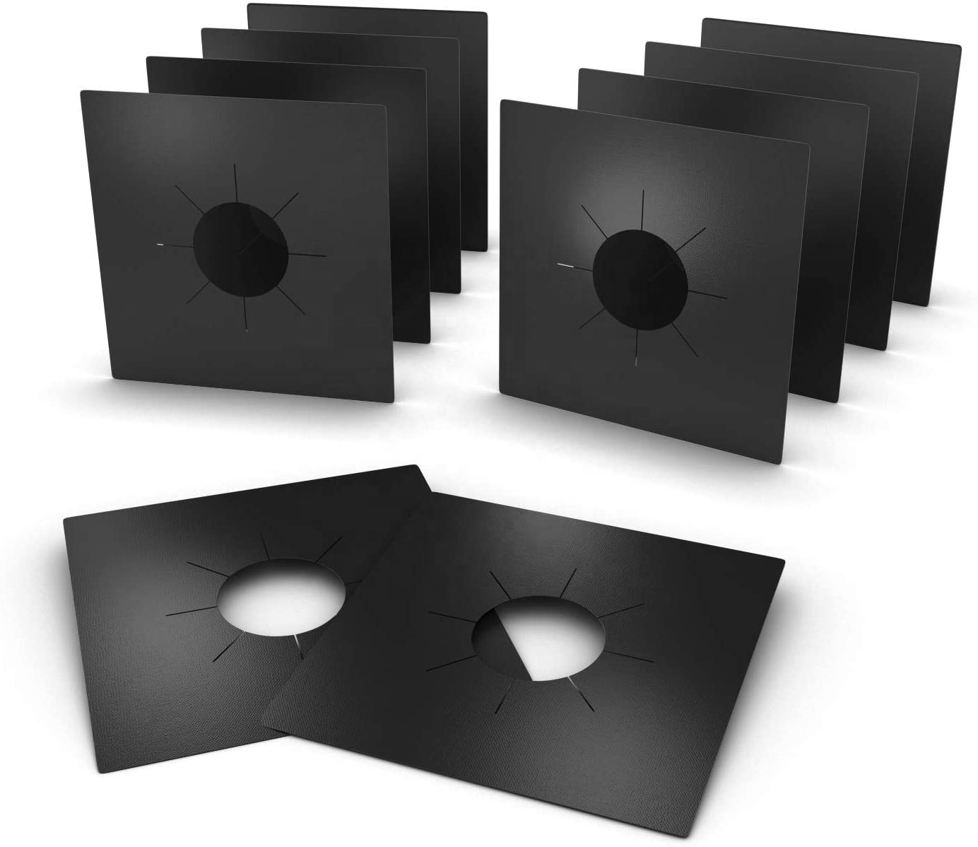 Black Colour high temperature resistance stove protector corrosion resistance Ptfe Stove Top Cover