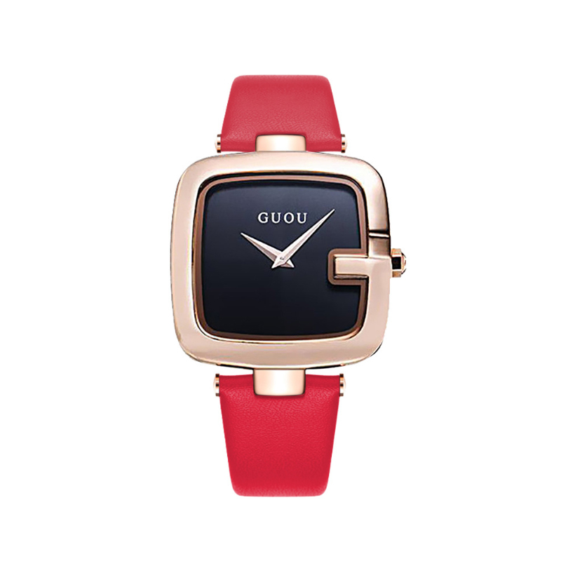 Women's Watch New Neutral Square Watch Fashion Women's watch leather quartz Beautiful And Grace For Women