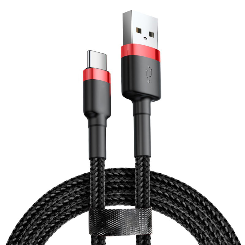 Поддержка baseus tech 2.4A Быстрый двухсторонний Плетеный Micro Usb зарядный кабель для телефона