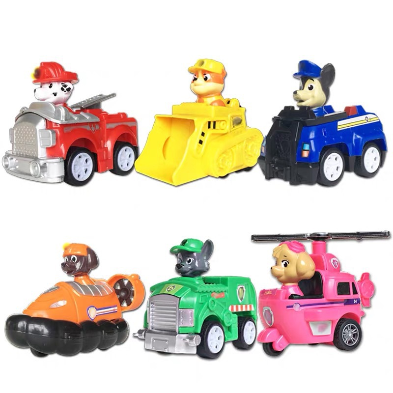 Paw Patrol Children's Roloboomerang Toy Set Full set of Patrol Car Wangwang Rescue Vehicle