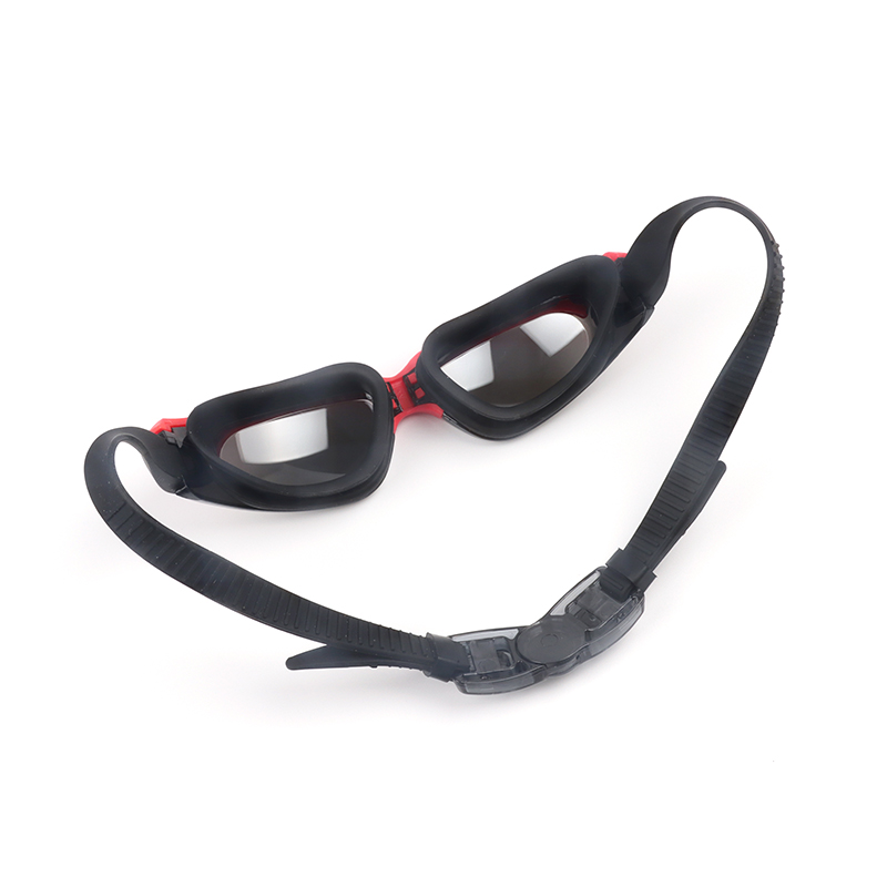 New Adult Large Frame Swim Goggles Plating Waterproof Anti-fog Silicone Swimming Glasses