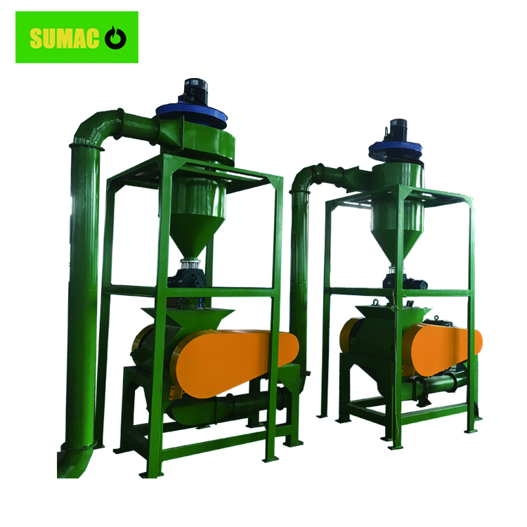 Tyre recycling radial tire rubber crusher