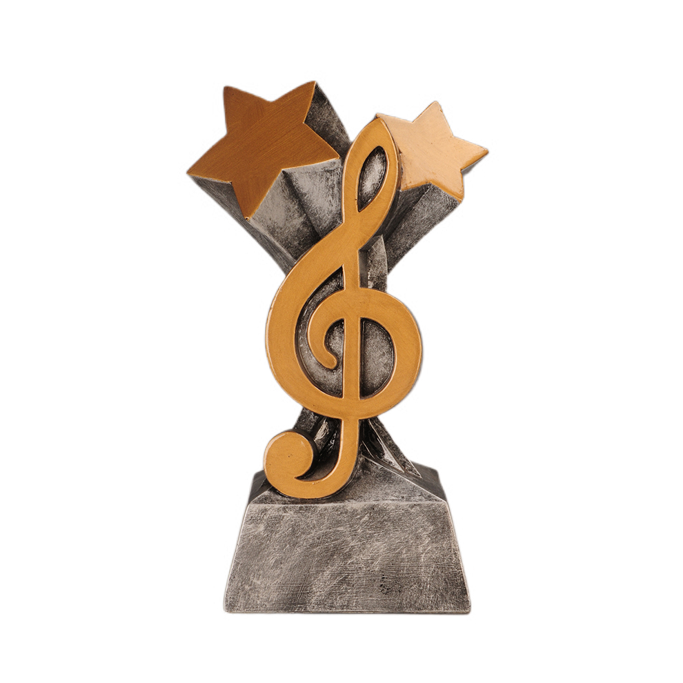 Wholesale polyresin music cup resin crafts souvenirs sports trophy cup resin trophy