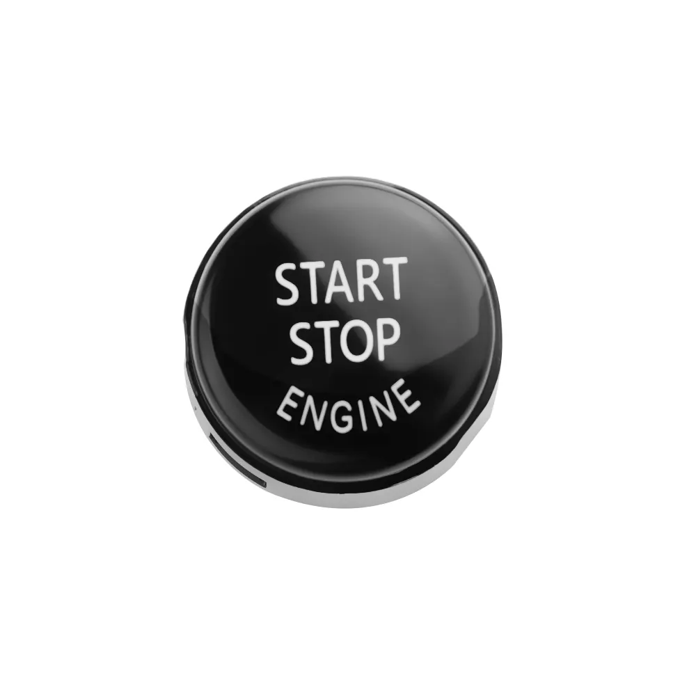 Gloss Engine Start Stop Switch Cover for BMW F30 F10 F34 F15 F25 F48 X1 X3 X4 X5 X6 Without Off Button Replace Cap