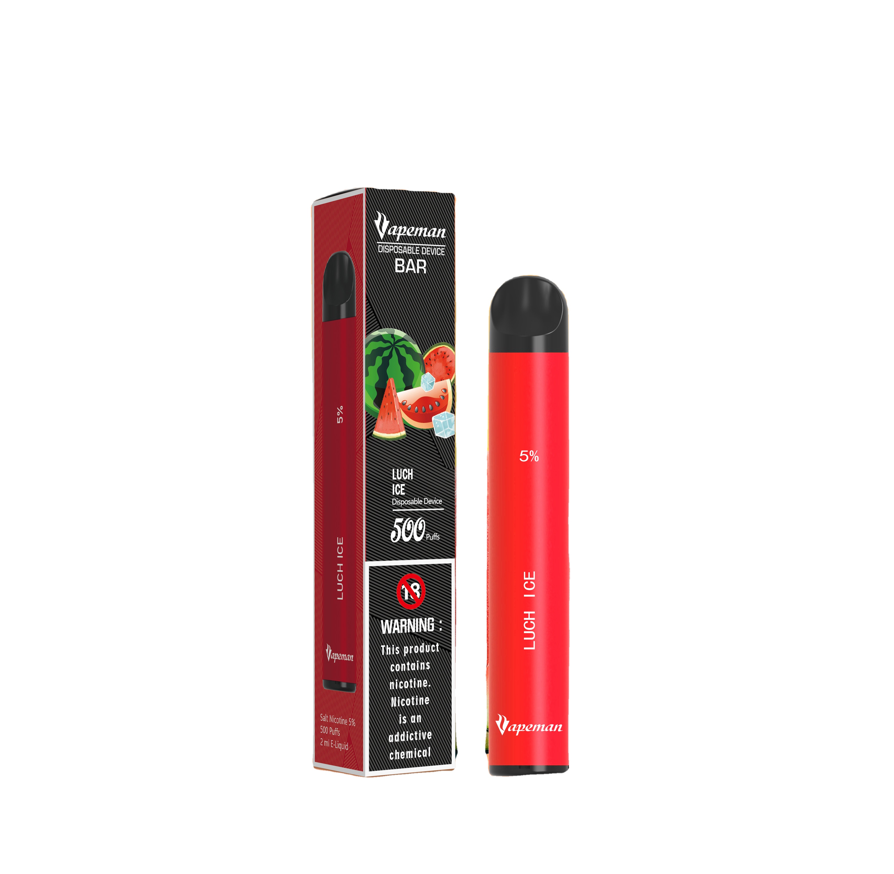 Manufacturer Direct Sale 400mah Battery Capacity Vape Pen 500 Puffs Electronic Cigarette