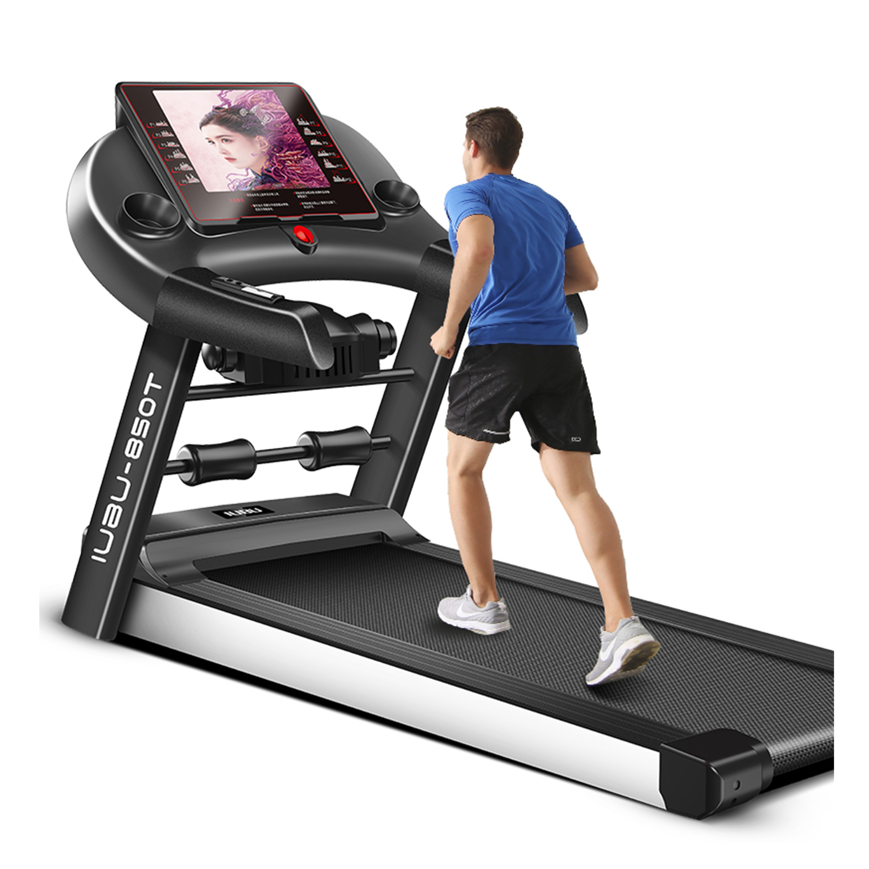 10,1 дюймов Hd сенсорный экран Tapis Roulant Elettr pieghevol loopband дома портативный Электрический тредмиллов складная беговая дорожка
