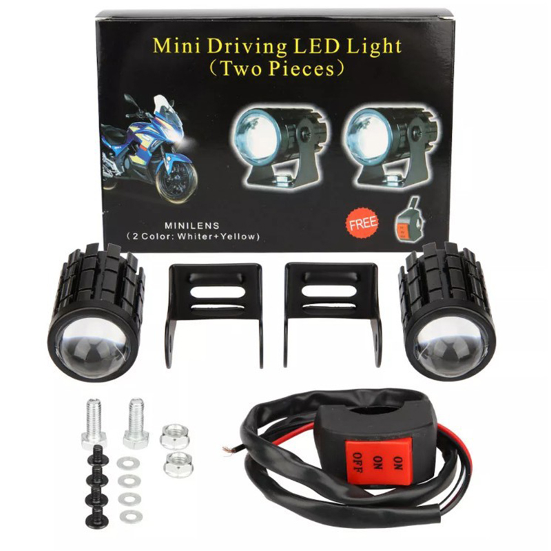 Motorcycle Fog Light Led Led Motorcycle Headlight Mini Driving Light Headlight Fog Light 12v For Spotlight Lamp