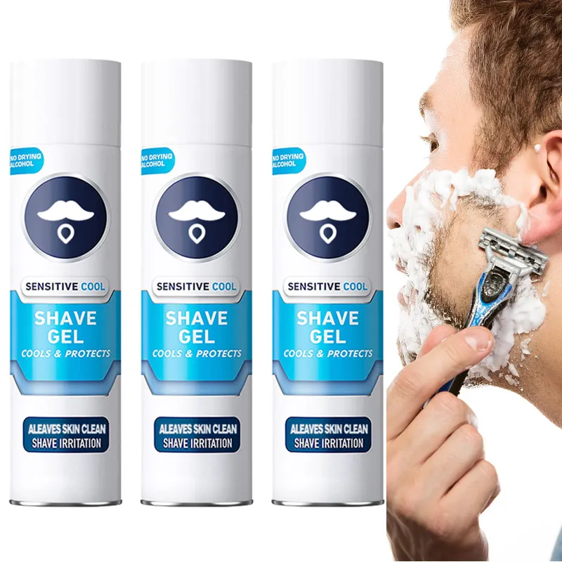 142ml eco friendly organic skin smooth personal care custom shave gel