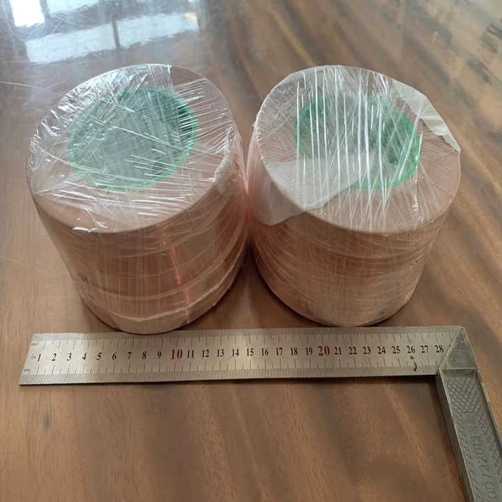 Copper foil for installation flooring
