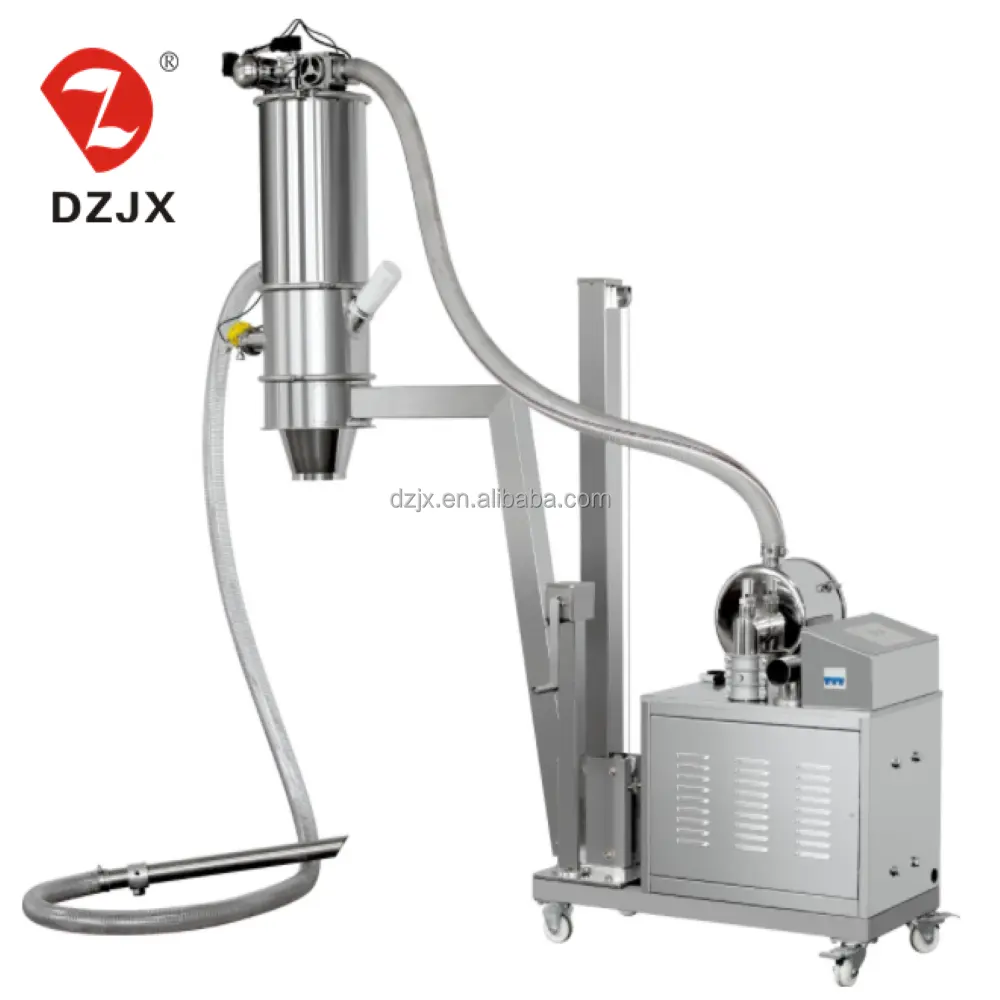 DZJX qvc-1 qvc-2 qvc-3 qvc-4 qvc-5 pneumatic vacuum feeder with conveyor system machine conveyed belt spice