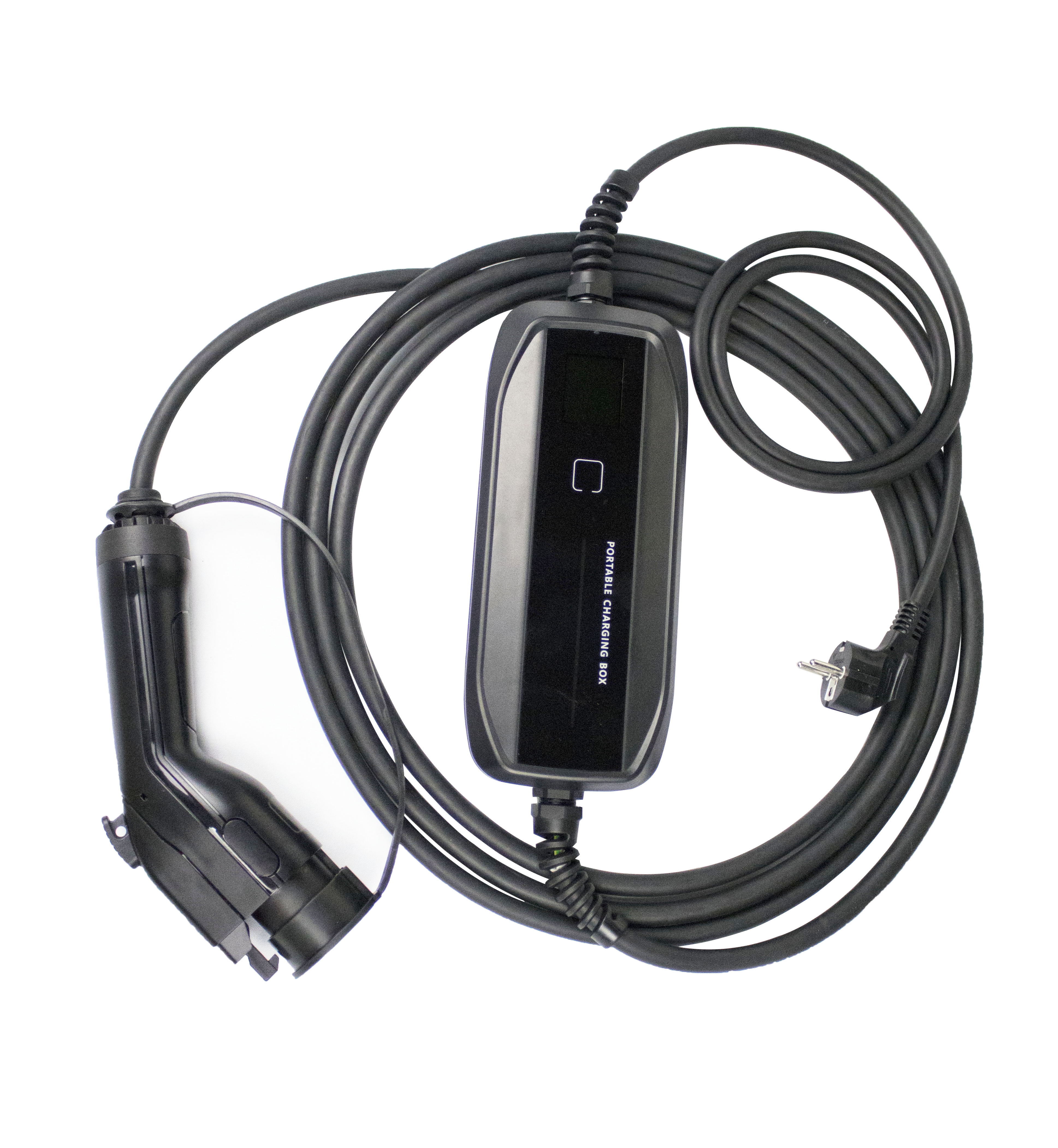 10 16A Portable Level 2 Electric Car Charger For Electric Vehicle Charging