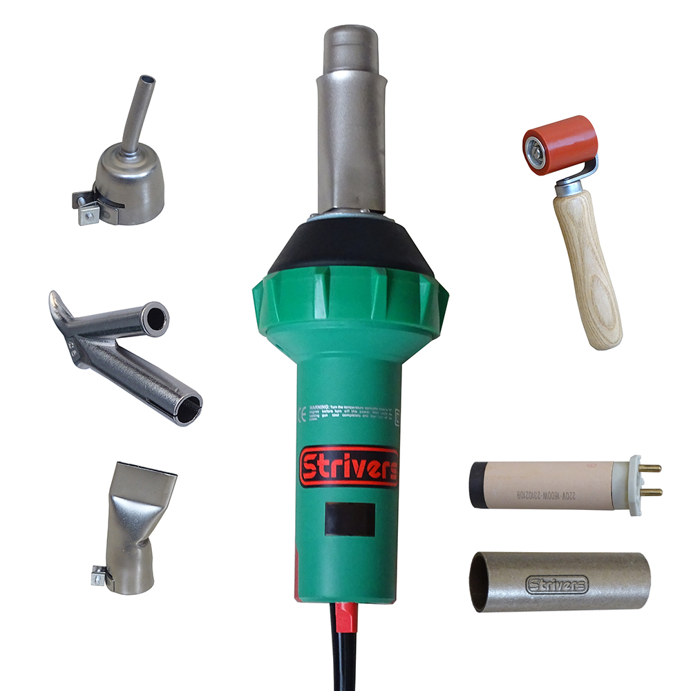STRIVERS (DG-1600) 1600W 220V Compact Manual Hot Air Welding Tool For PVC Tent/tarpaulin/banner Repair Heat Welding Machine