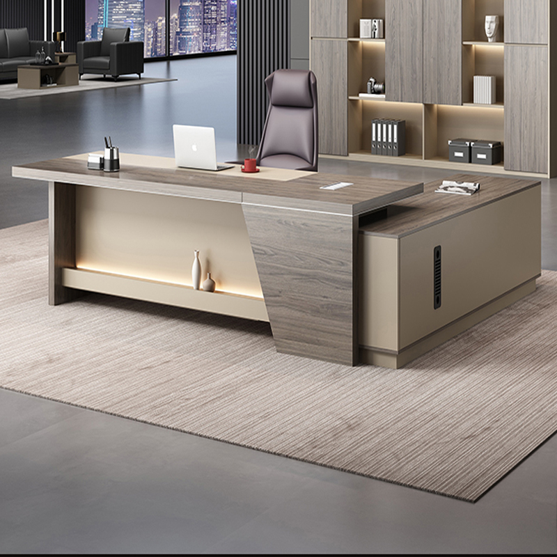 Modern High-End Executive Desk for Boss or CEO for Office or Home Elegant Manager's Table for School or Home Use