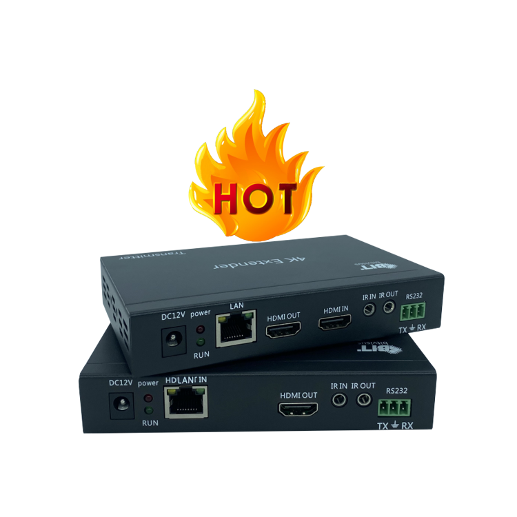 Полностью новый 4K 3D Poe Hdmi удлинитель 70M передатчик и приемник Hdbaset Hdmi удлинитель