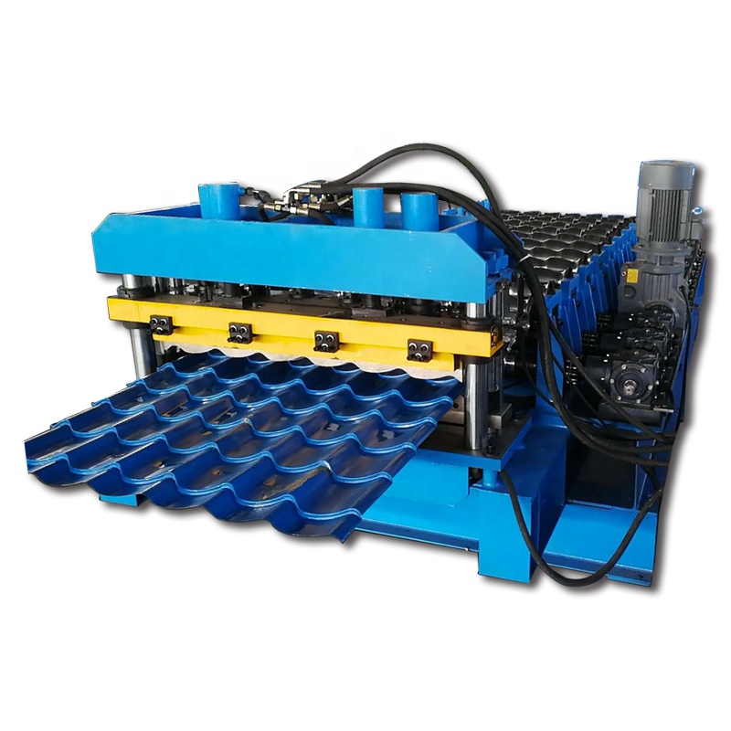 Factory directly supply metal colored roof panel glazed tile making machine
