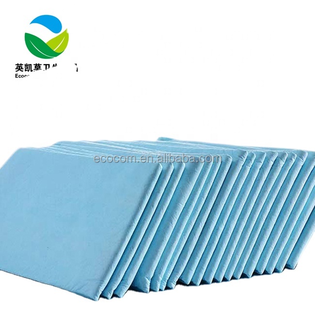 Bed Under Pads Wholesale Disposable Steril Underpad Incontinence Adult Green Top Blue OEM Anti Layer Fabric SAP Packing Film Pcs