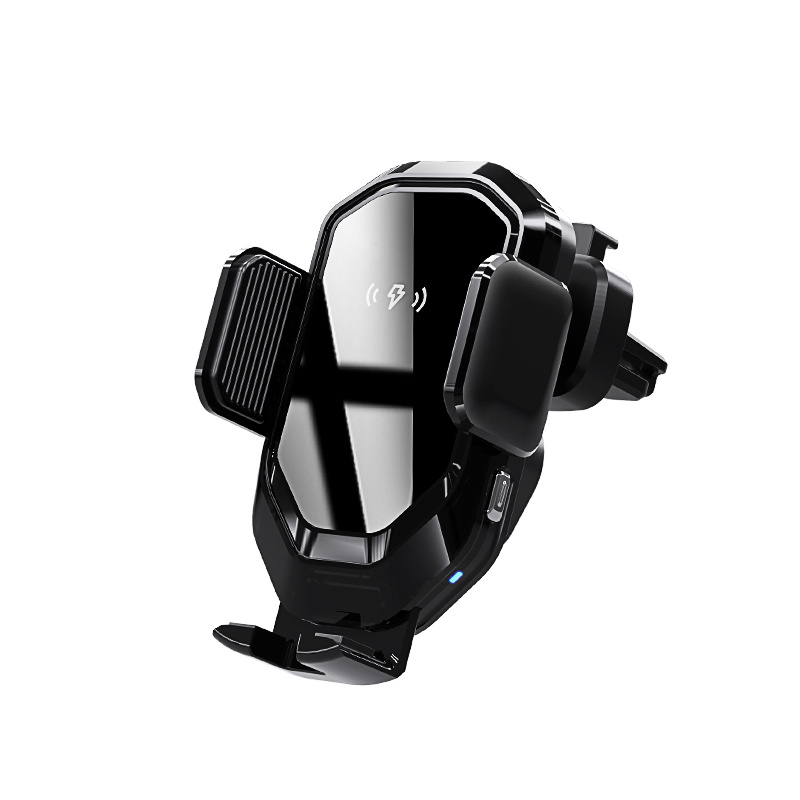 15W Fast Wireless Car Charger Car Charging Holder Type-c Mobile Phone Qi Car Wireless Charger with Super Capacitor