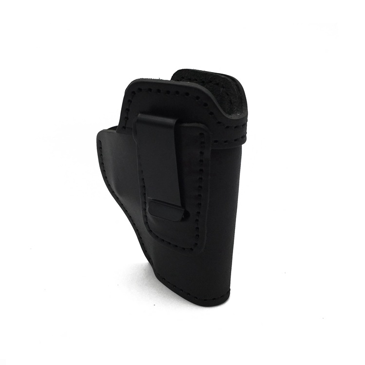 Внутри пояса правая рука IWB Жесткий кожаный кейс для пистолета Glock 17, 19, 21 23, 26, S & W M & P s & w щит и аналогичная
