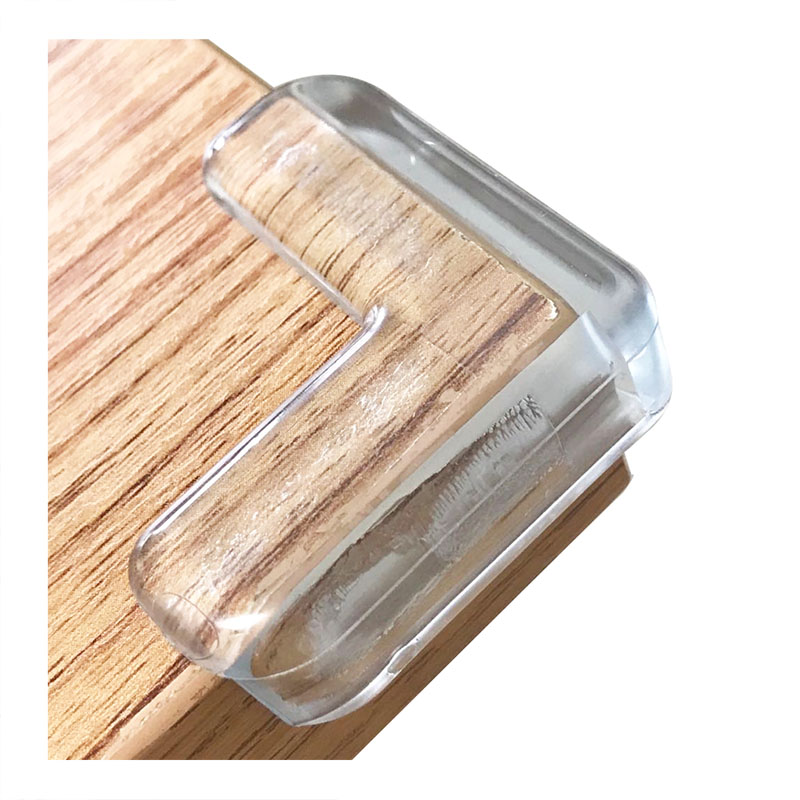 Baby Safety Soft PVC Transparent Corner Guards For Coffee tables And end tables and Desks