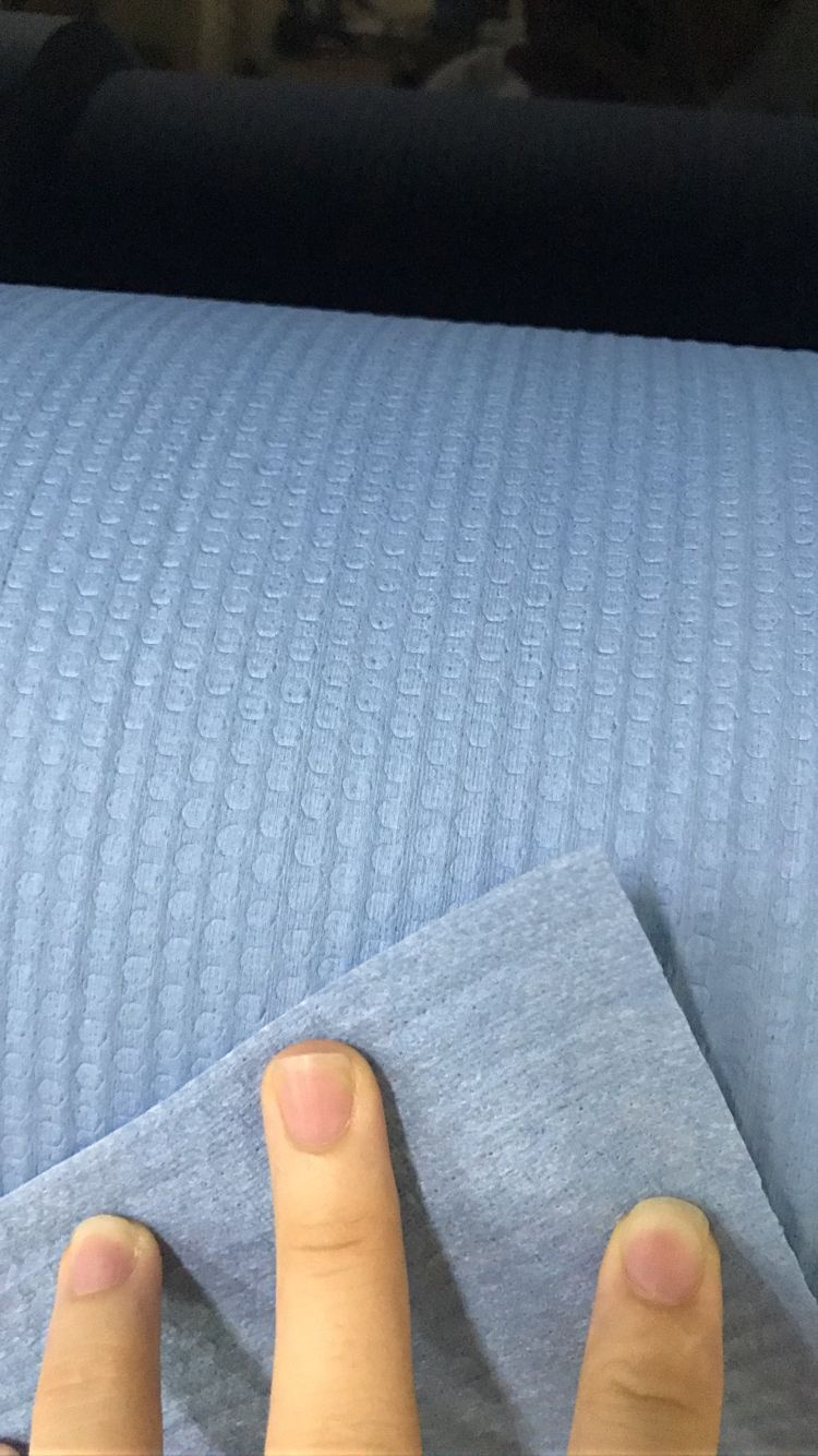Spunlace nonwoven disposable automatic blanket wash cloth