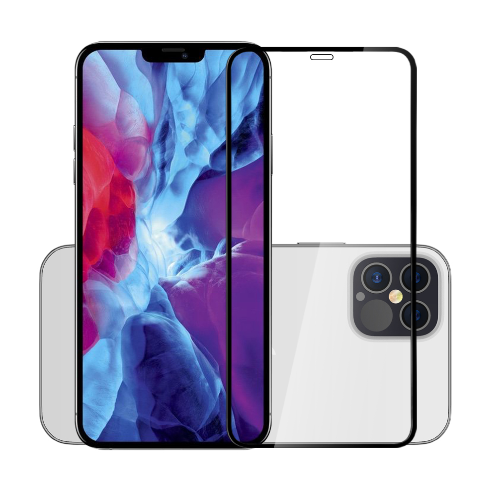Закаленное стекло для iphone 2020 с полным покрытием и защитой от отпечатков пальцев, Защита экрана для Iphone 11/pro/max/12