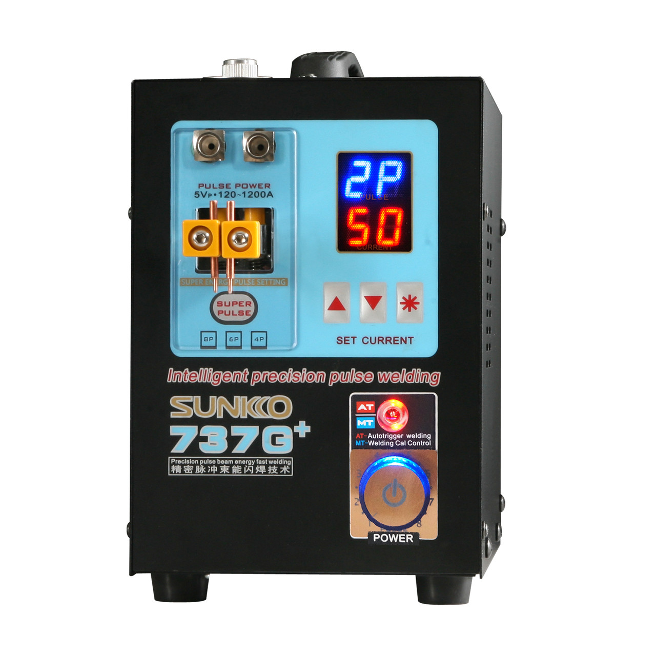 Аппарат для точечной сварки Sunkko 737g + аккумулятор 26650 18650 Аккумуляторный сварочный аппарат 220 В/110 В