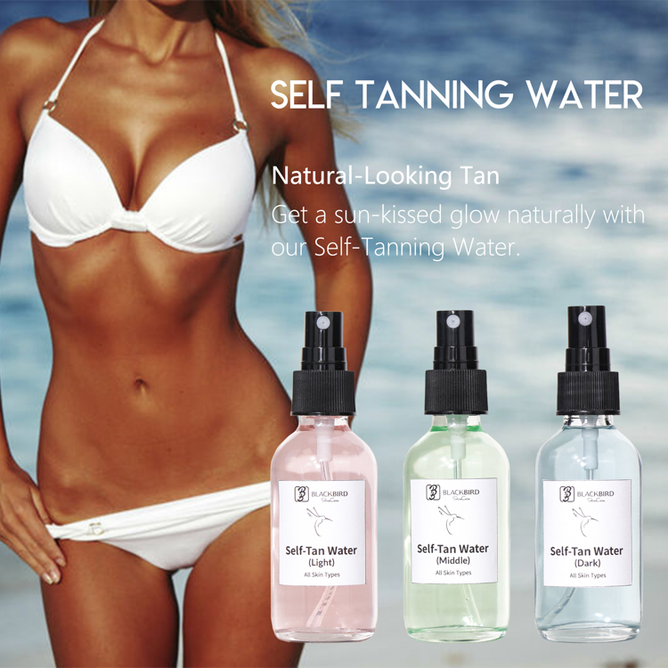 Private Label Light Medium Dark Tanner Best Sunless Tan Mist Bronze Self Tanning Water /Spray Tan Product