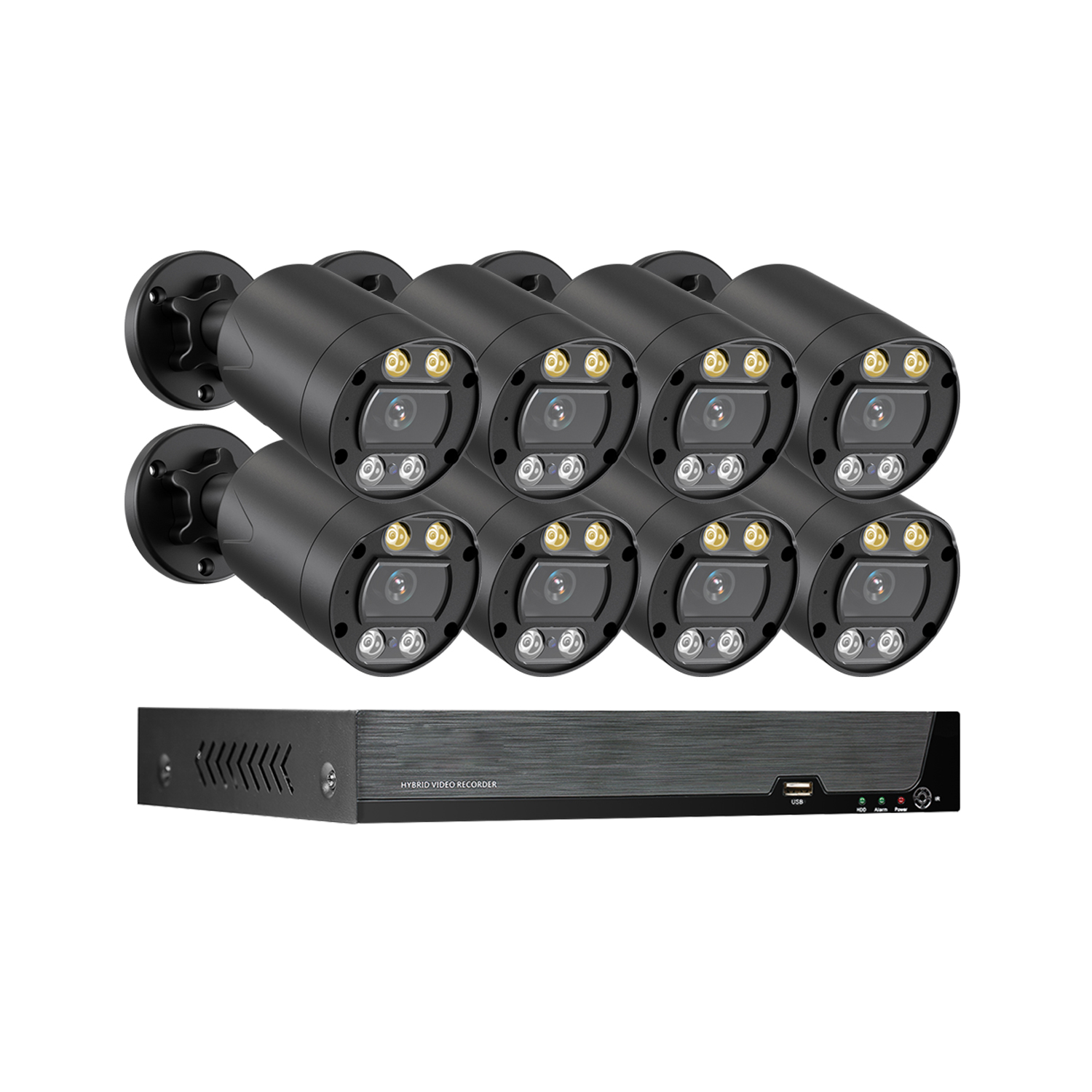 Home Surveillance Outdoor Waterproof 4K 8MP Camera 8 Channel CCTV Security System IP Camera System