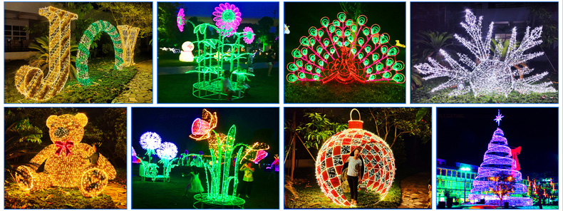 H2.5M custom animal sculpture big large bear  3d acrylic motif light