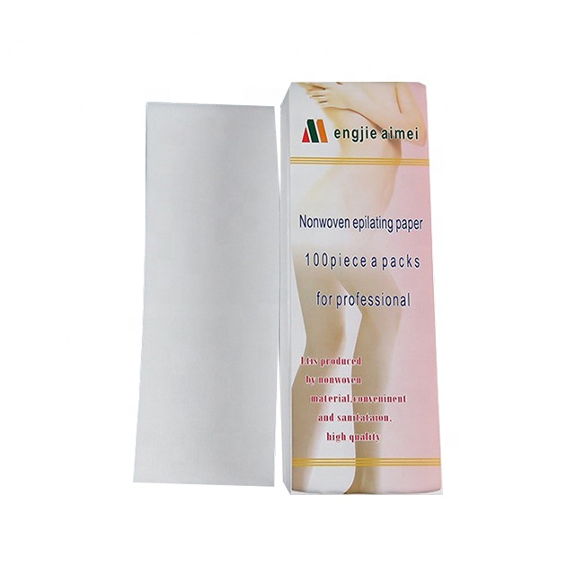 non-woven fabric waxing paper super toughness depilatory wax strips paper work for soft wax