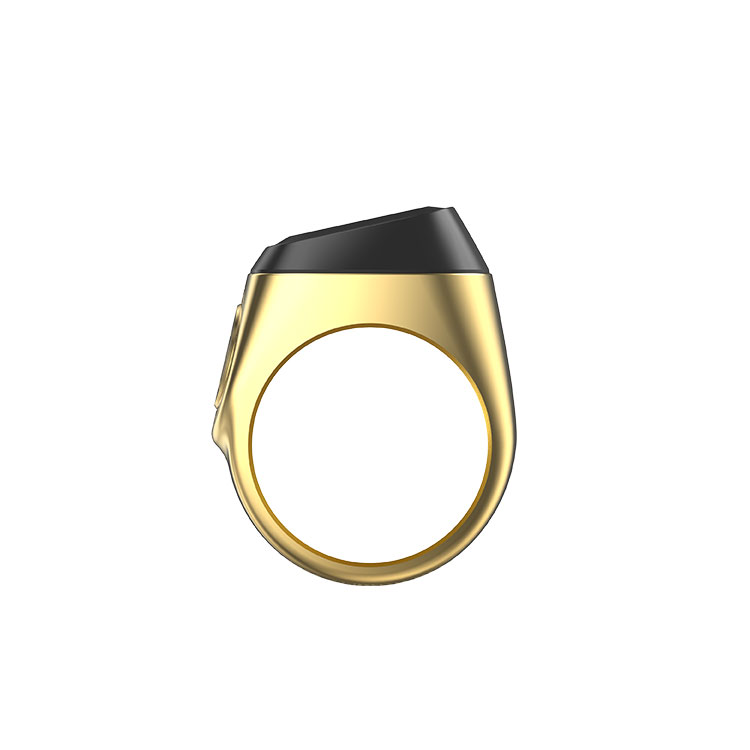 Fashion Jewellery Zikr Ring High-end Alloy 18mm 20mm 22mm Golden Ring