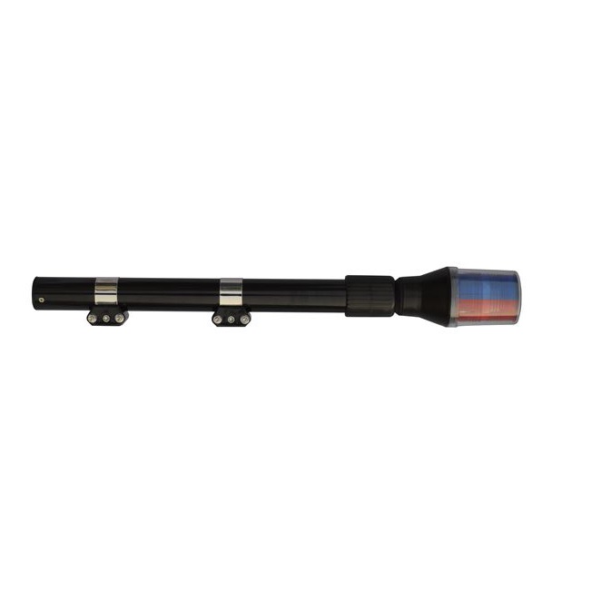Police used motorcycle led warning light pole