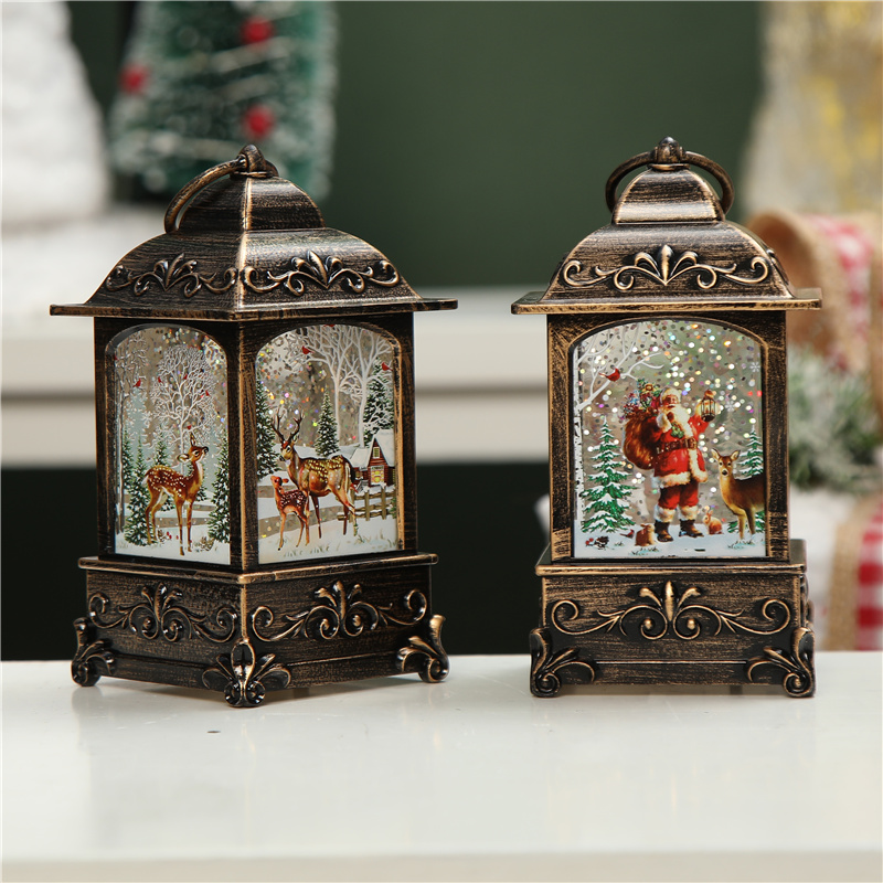 2021 Beautiful LED Night Light High Quality Old Man Color Printing For Christmas Decoration