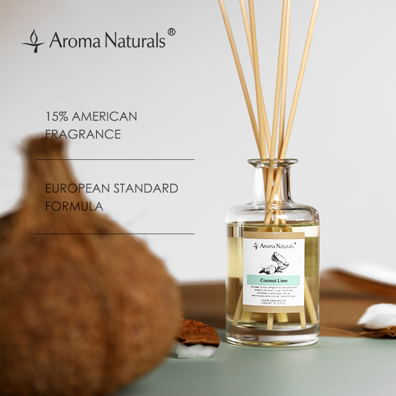 Aroma Natural 2021 smart transparent christmas reed diffuser reed room diffuser
