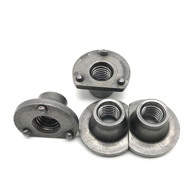 Factory Directly Supply M8-32 Weld nut #10-32 Zinc Plating Black DIN 934 Carbon Steel Welding nut