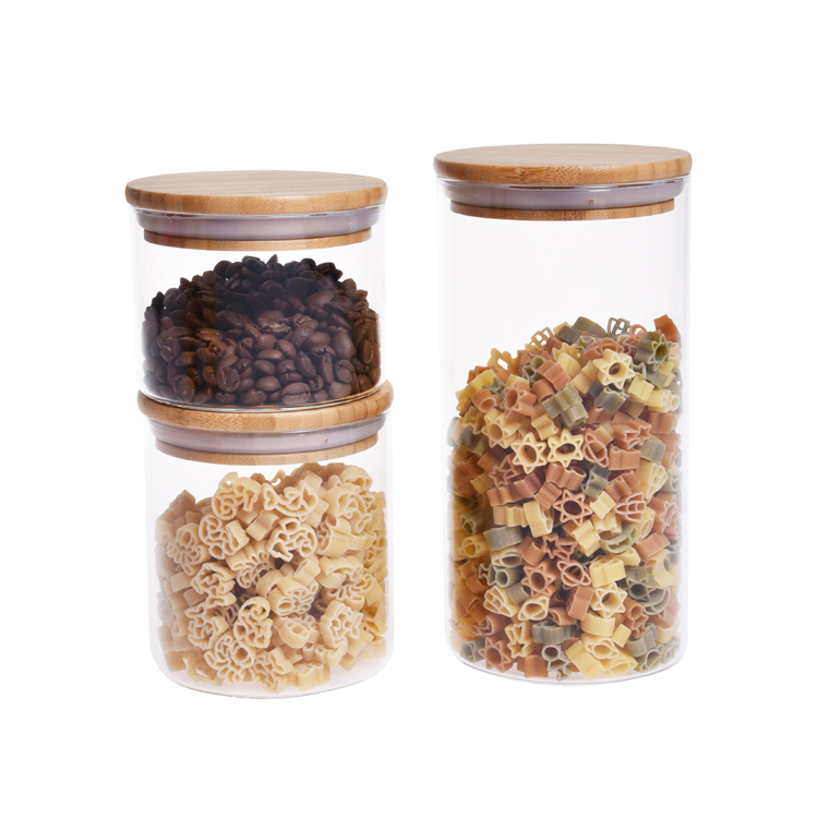 bamboo lid glass jar manufacturer