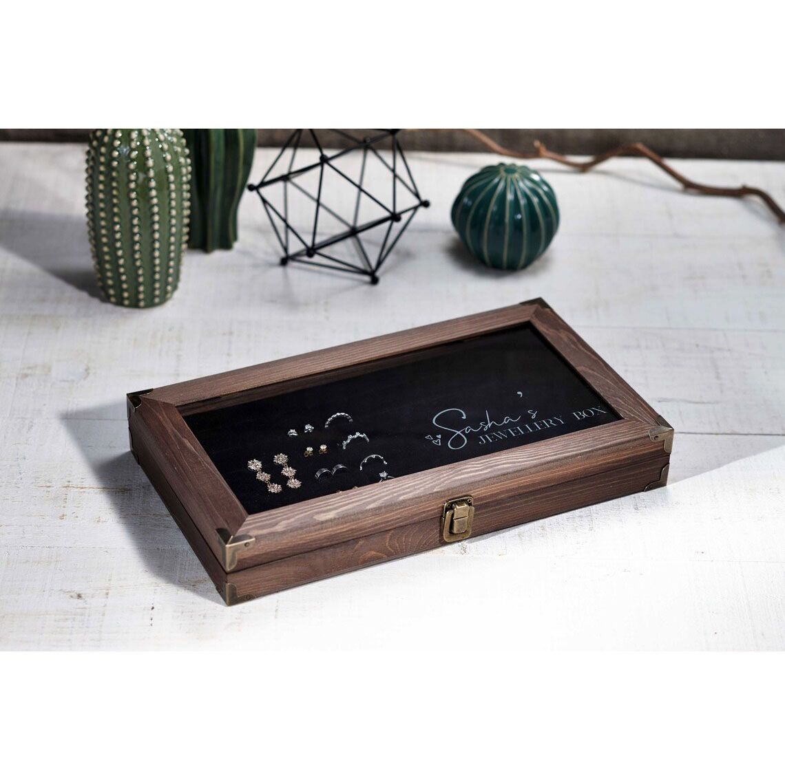 Personalized Jewelry Display, wood jewelry organizer, Mother's day gift