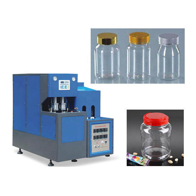 Blowell 500g plastic PET jar with lock lid making machine blow moulding machine
