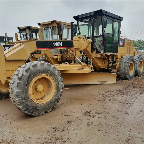 Б/у автогрейдер Cat 140H/маленький автогрейдер Caterpillar 140/маленький мини автогрейдер на продажу/Трактор автогрейдер двигатель Cat 140H