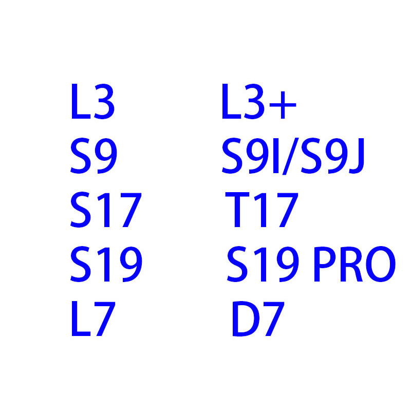 Новейший все в одном RTX 3060 3070 3080 3090 L3 S9 S9i S9j S17 T17 L7 D7 S19 Pro T2T A10 A11 M20 M21 M31 M32