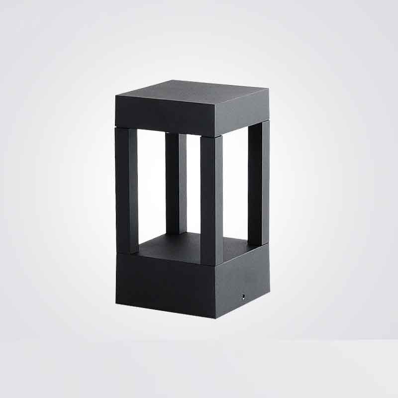 New arrival waterproof suqare led landscape lawn bollard light