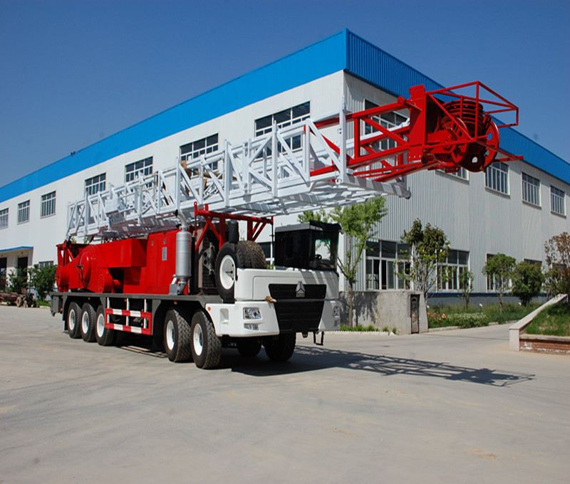 ZJ15 1000 м л. С. 100 тонн буровая установка на грузовике