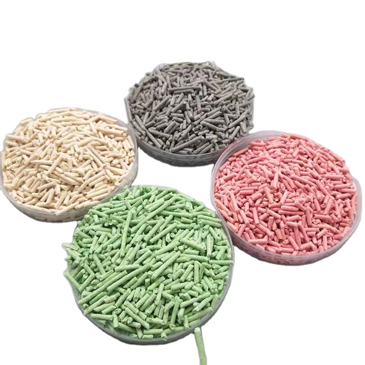 Wholesale cheap price bamboo cat litter sand plant fiber cat litter