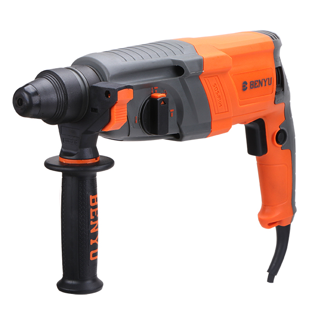 BENYU Brand Rotary Hammer Impact drill BY2622 26mm 3 Function SDS Plus drill Machine Hammer drill