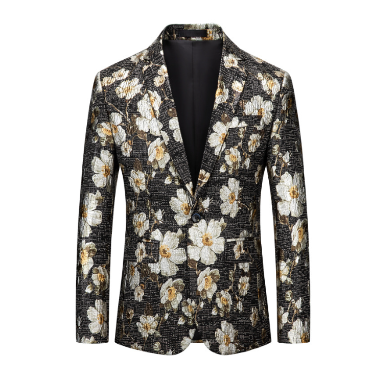 Silver Coat Flowered Pant Costumes Designs Luxury Suits For Men Lapel Wedding Sequin Suit Men coat