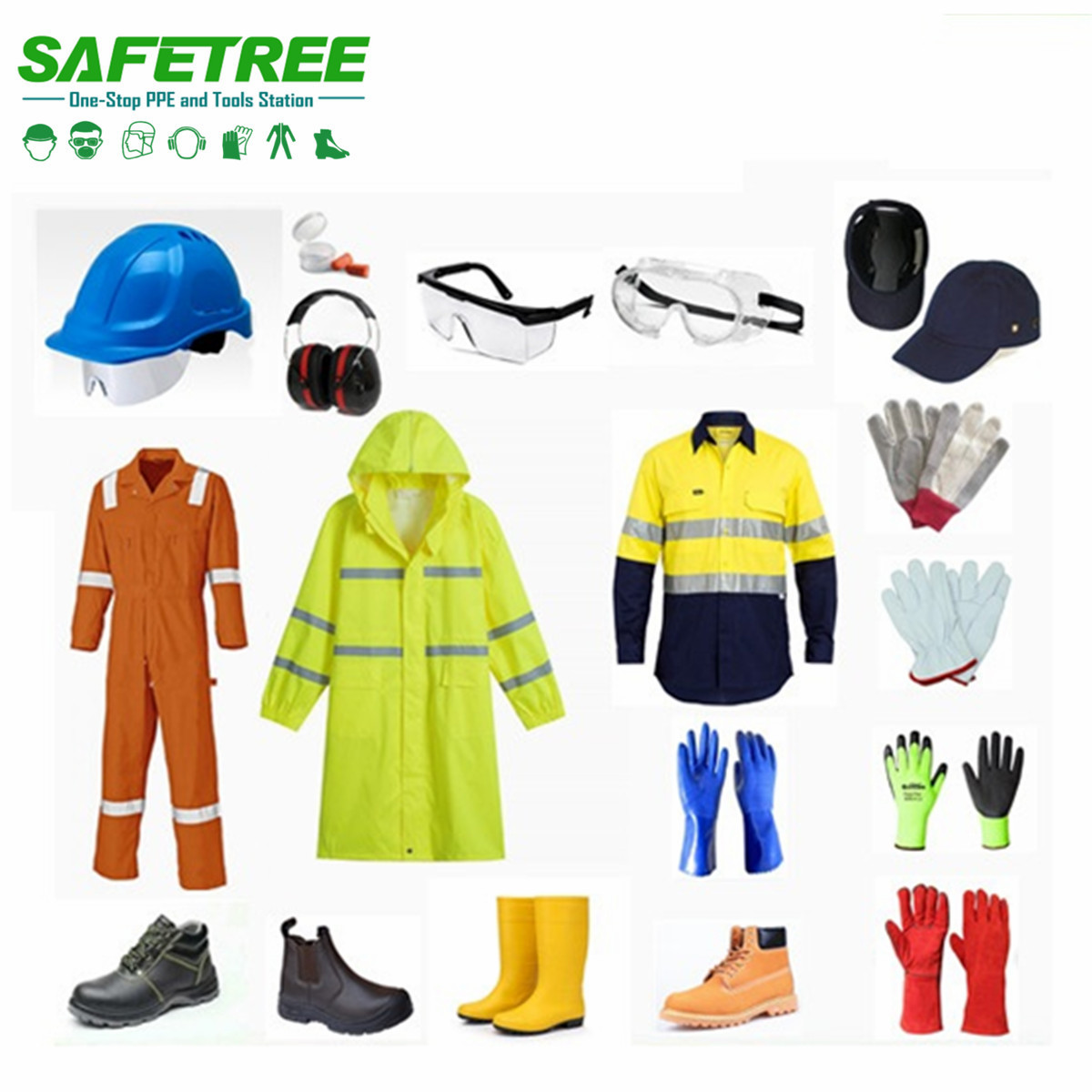 Безопасные строительные товары SAFETREE PPE, оборудование для безопасности, промышленная безопасность