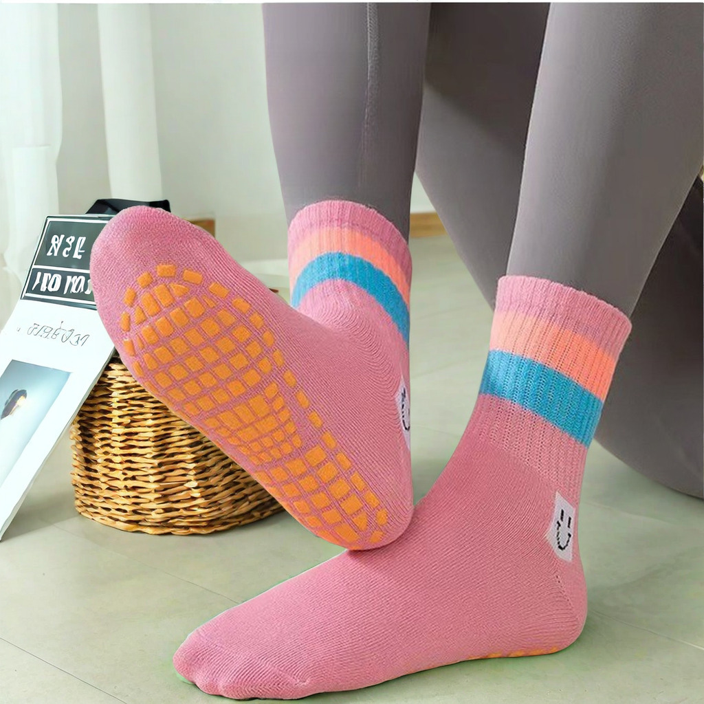 Cotton Fashion Cute Unisex Ankle Womens Socks,Sports Toeless Fingers Anti Slip Yoga Sock,Reformer Custom Logo Grip Pilates Socks